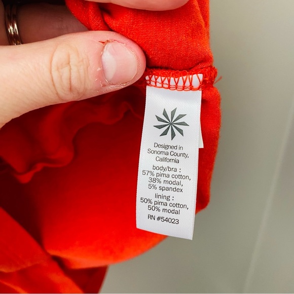 Athleta Pull On Dress Red Sz Small - Picture 6 of 9